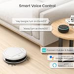 Lefant M210 Pro+ Robot Vacuum Cleaner, 6000Pa Suction, 2.4GHz Wi-Fi Connected, SmartSense Technology, Multi-Surface Cleaning, Self-Charging, Ideal for Pet Hair and Hard Floor