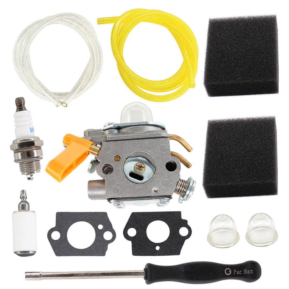 USPEEDA Carburetor for Homelite UT32651A UT-32651-A UT32601A UT21006 UT29007 UT21046 26cc String Trimmer Carb