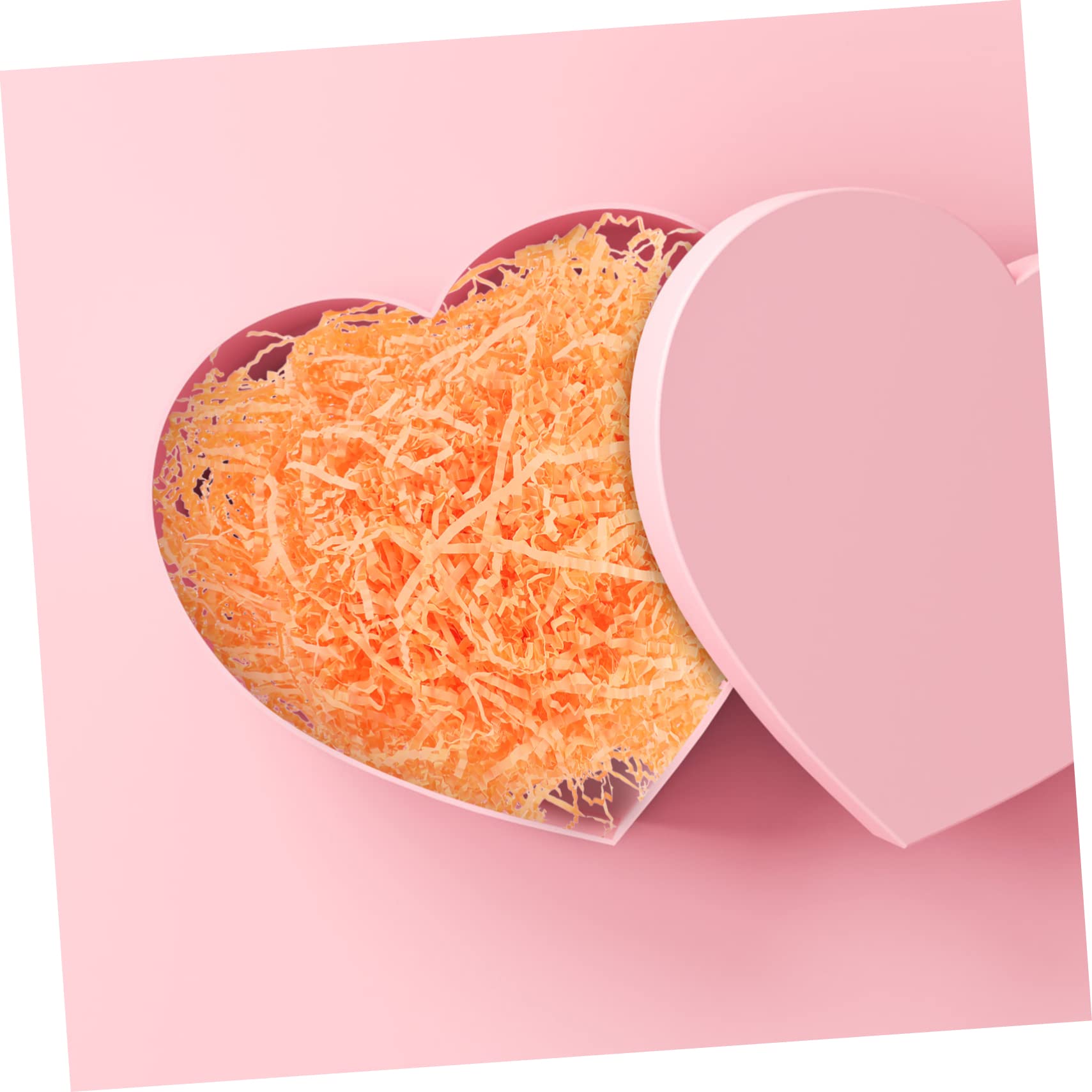 Rosa Füllmaterial aus Geschreddertem Papier für Körbe, 1 Beutel | Dekorative Füllung für Geschenkboxen und Schokoladen, Schöne Optik, Verblasst nicht Leicht
