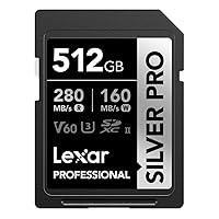 Lexar Silver Pro SD Scheda SD 512GB, Scheda di memoria UHS-II