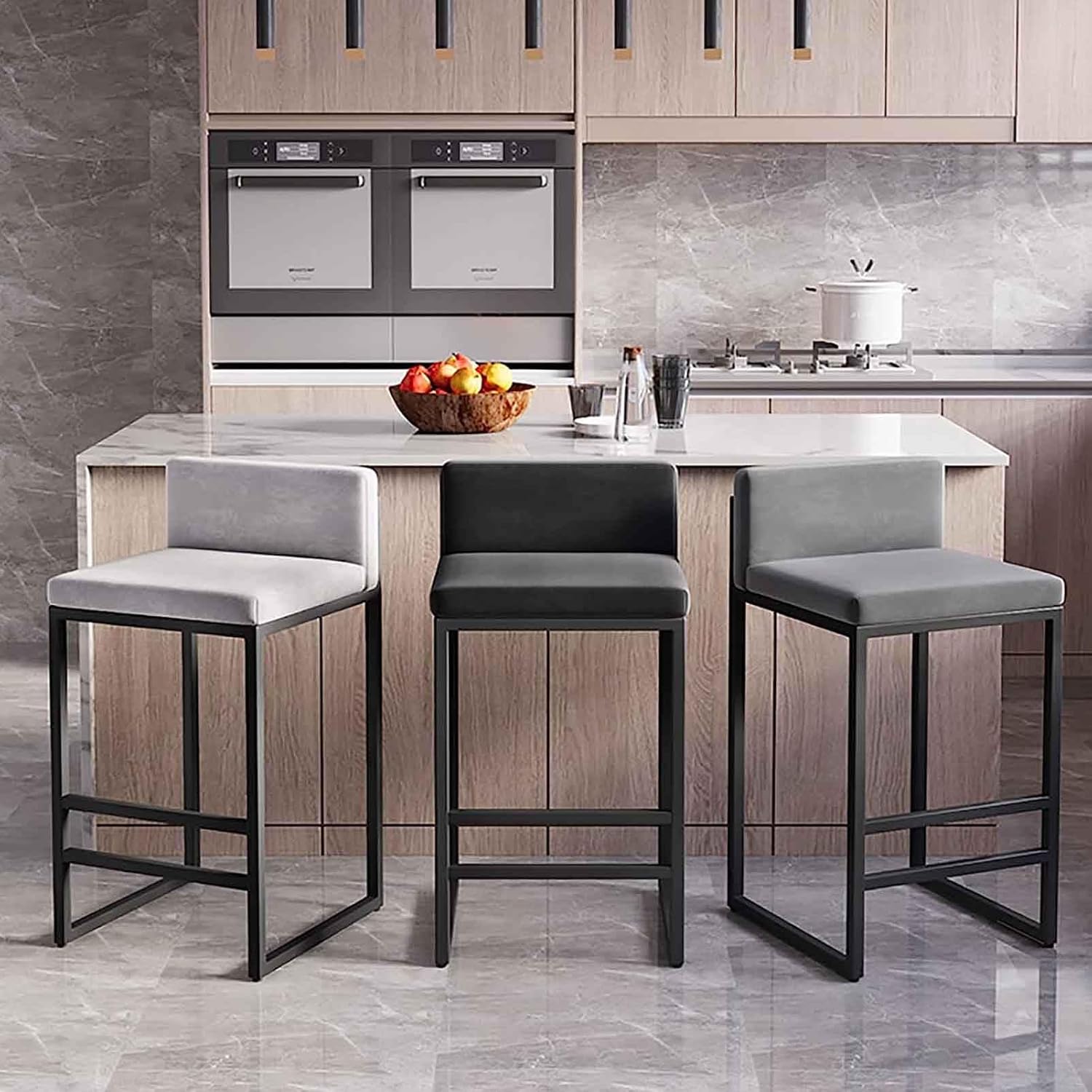 イタリア製 モダンハイチェア バースツール 2脚セット イタリア製 モダンハイチェア バースツール 2脚セット