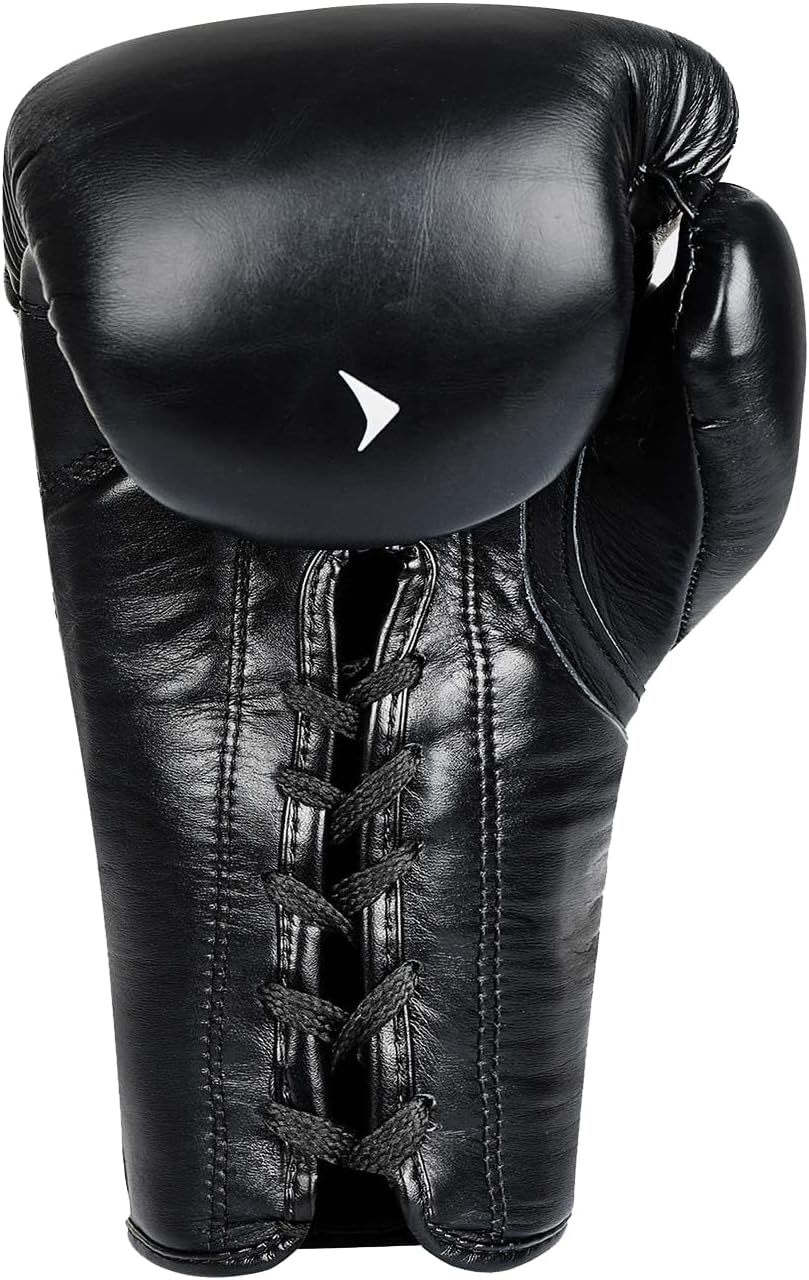 Vali Lancer Leather Lace Up Boxing & MMA Gloves for Pros Sparring