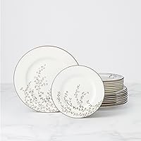 Vista 3 de Kate Spade New York Plato de cena de platino Gardner Street, 1,50 libras
