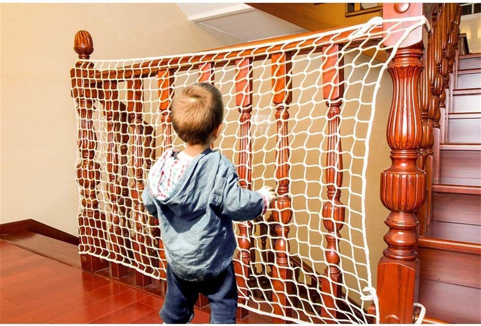 Balkonnetz für Katzen, Katzenschutz Fenster, Transparent Netz für Haustiere, Schützt Vor Kratzern, Katzenschutz, Wetterfest, Kein Bohren (Size : 1X10M)