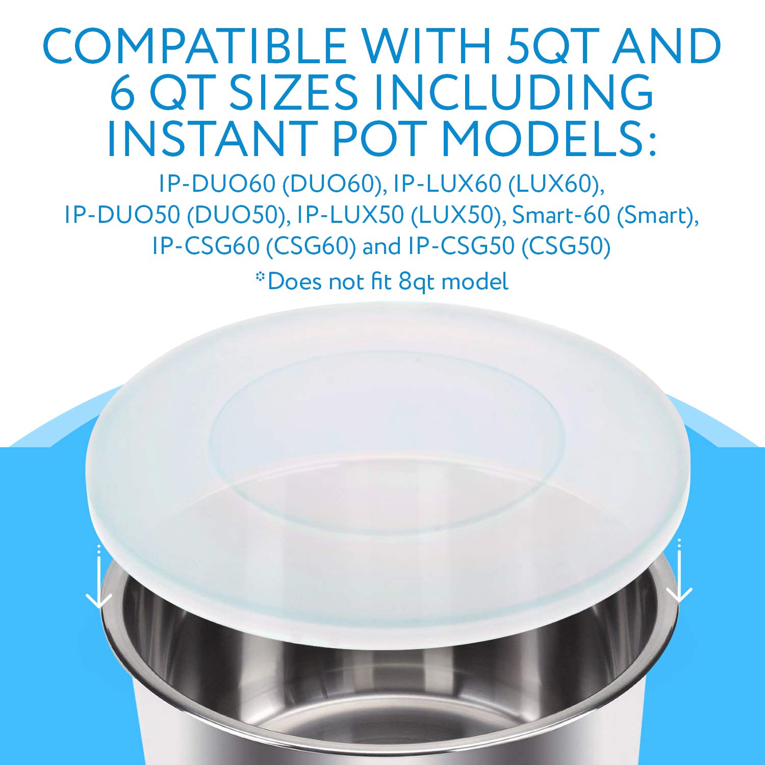 Instant Pot Sealing Ring Impresa Compatible With Qt Silicone Lid