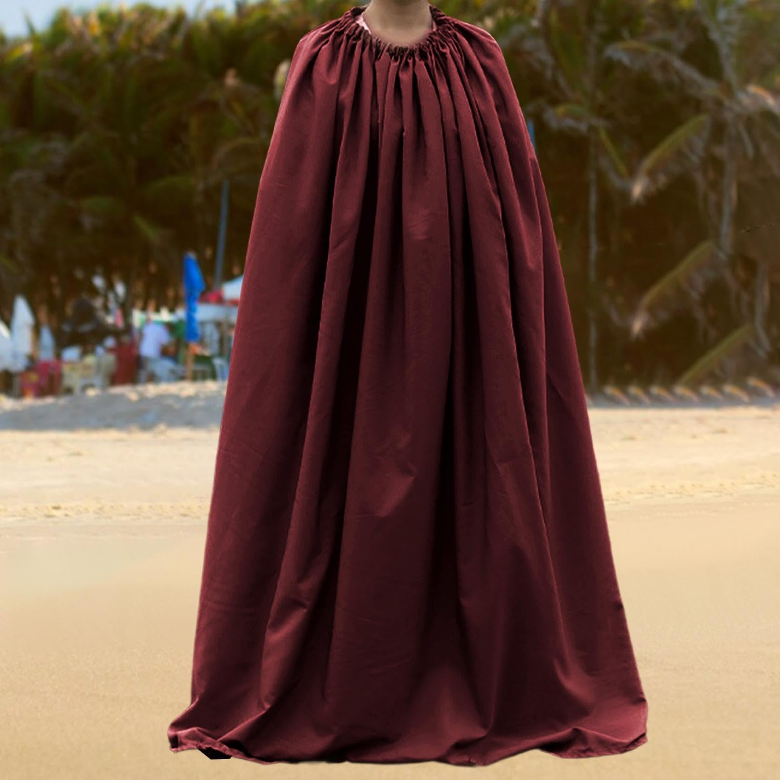 LOVIVER Accappatoio per Cambio rapido, Riparo per la Privacy, Comodo Costume da Bagno Pieghevole, Accappatoio per Cambio rapido per scattare Foto in Spiaggia