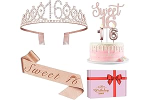 Sweet 16 Tiara and Sash Set