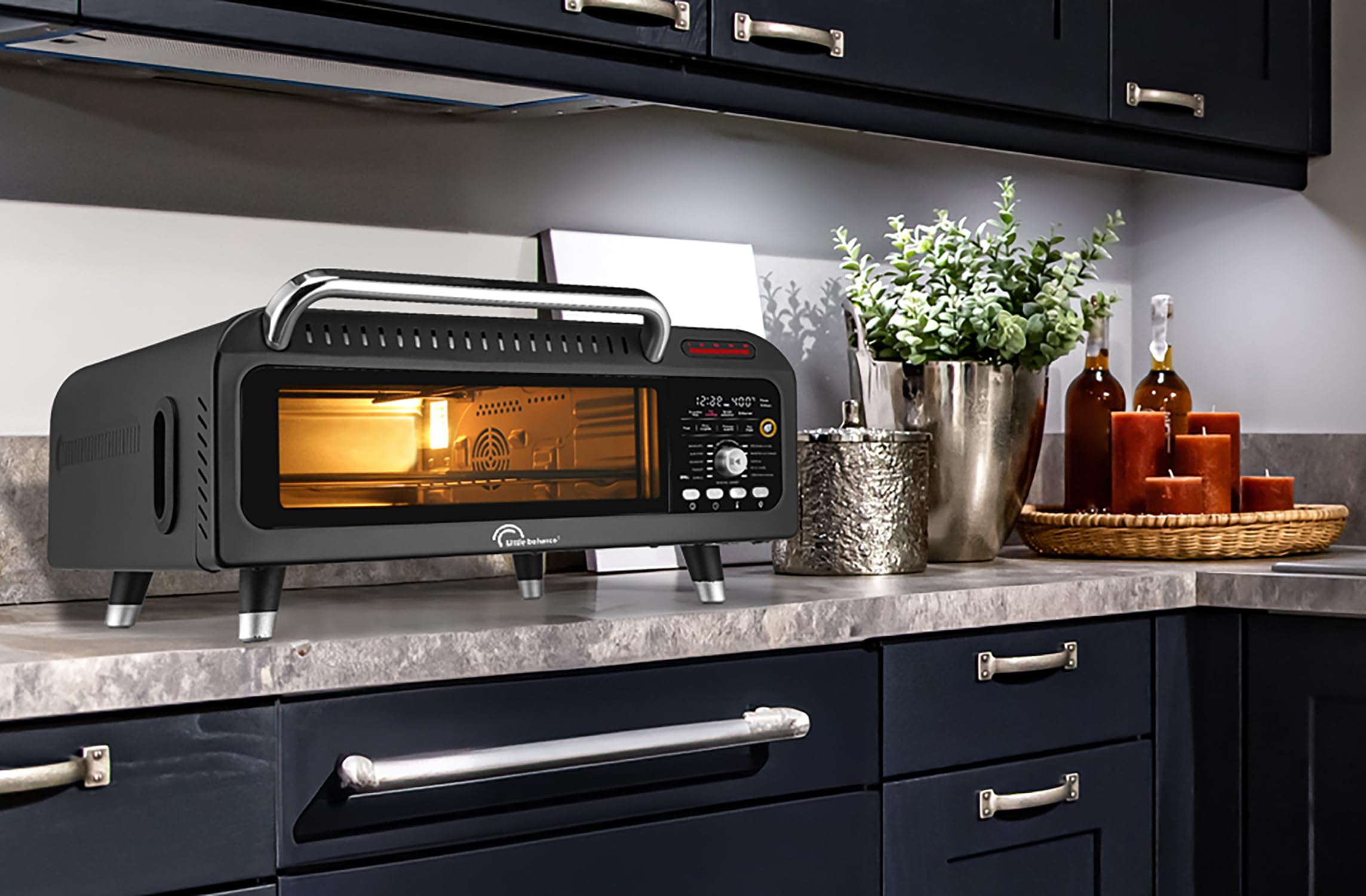 Forno Pizza Elettrico LITTLE BALANCE Revolution'Air - 3 In 1, Air Fryer, Grill, 2000W, 400&deg;C