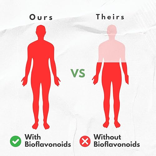 Miniatura 7 de HCL HERBAL CODE LABS Vitamina C natural de cereza de acerola orgánica, alta absorción, con bioflavonoides de ajo, jengibre y cítricos, refuerzo del