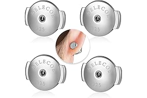 Paris Sterling Silver Locking Earring Backs Replacements for Diamond Studs