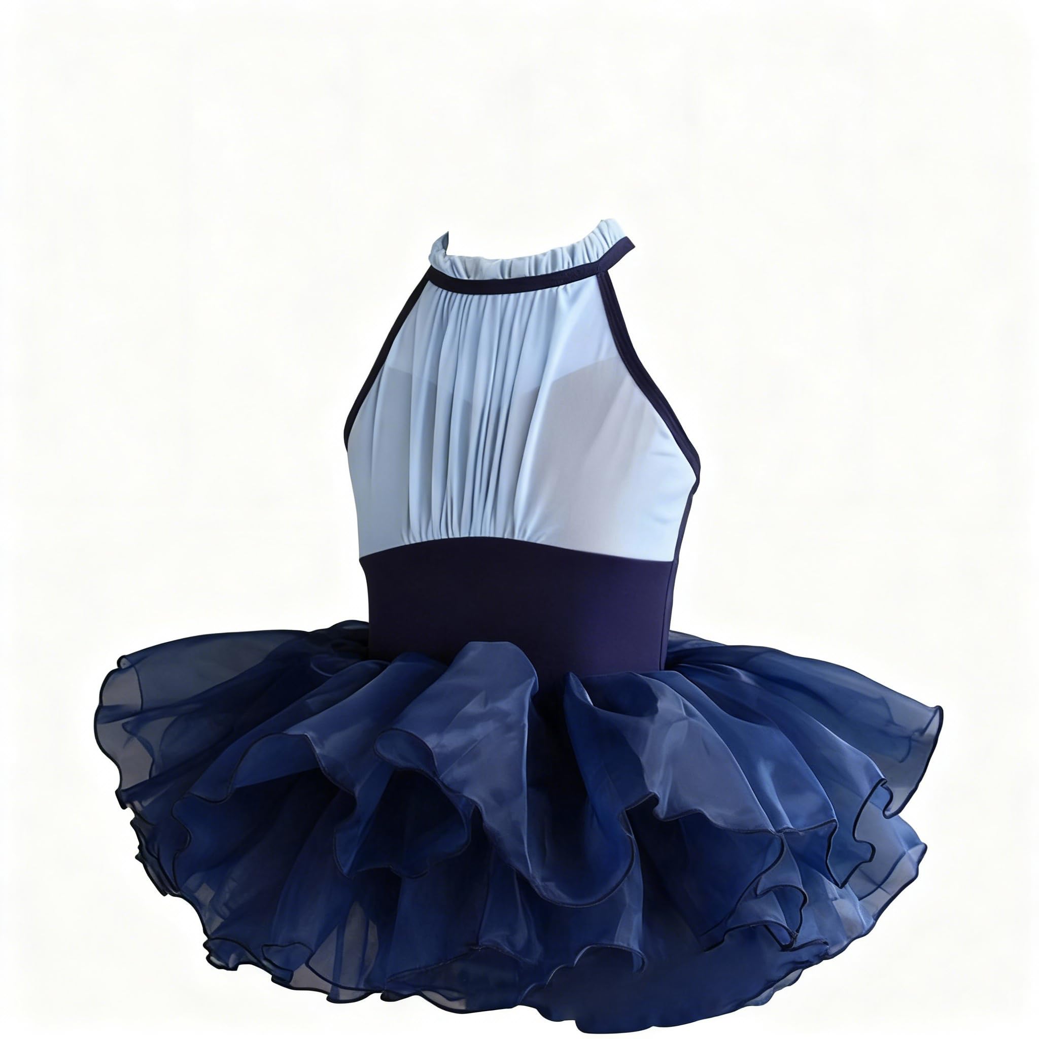 Vestido de ballet tutú para niñas, camisola de baile con falda para baile, fiesta, actuación — view 5
