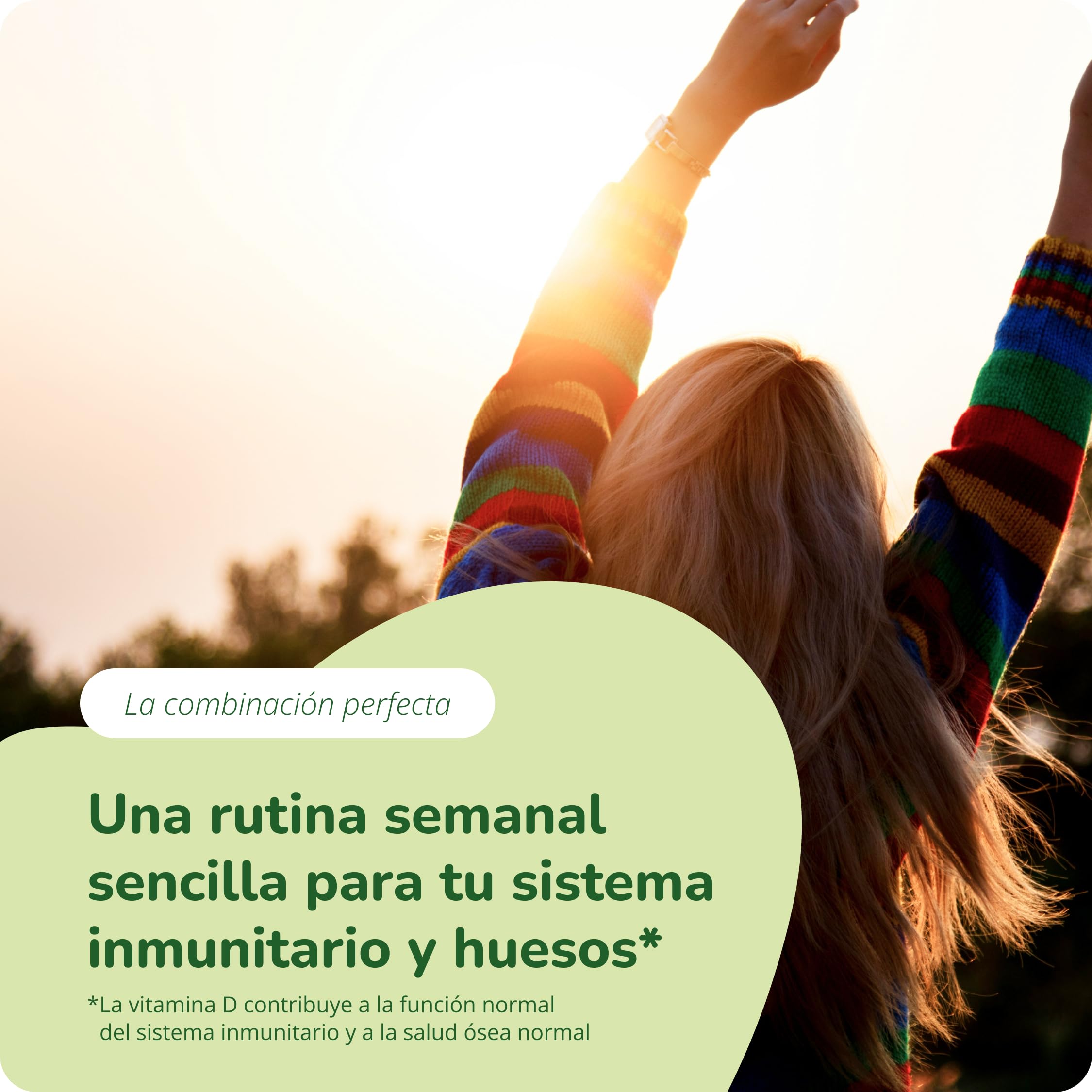 Vegavero Vitamina D3 y K2 + Calcio | PARA 20 MESES | Alta Dosis 7000 UI + 200 mcg All-Trans MK-7 | Sistema Inmune, Huesos y Músculos | Testado en Alemania | 90 Comprimidos | Sin Aditivos y Vegano