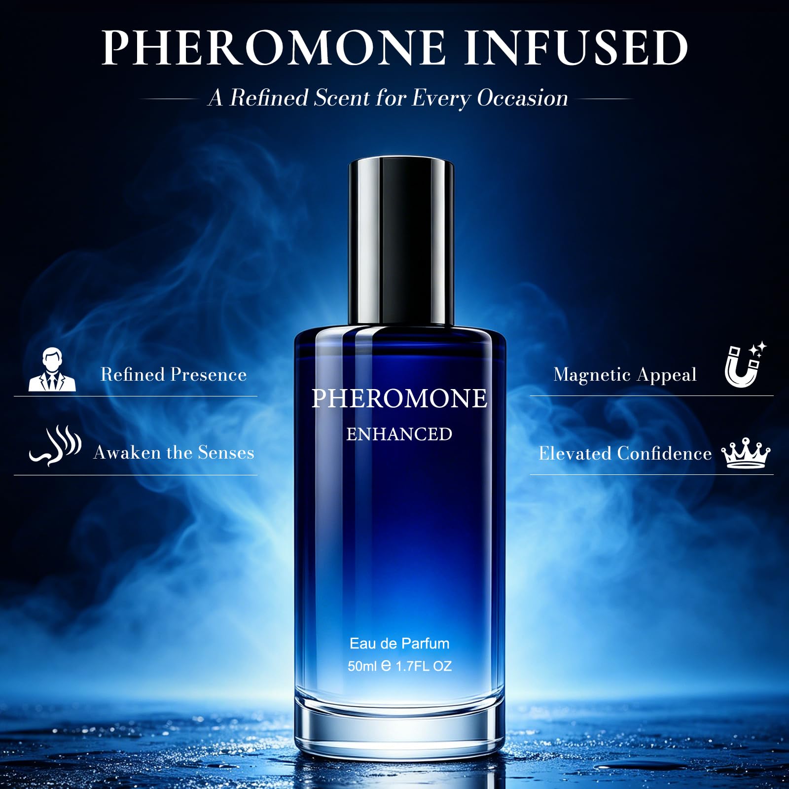 Profumo Uomo Profumi Idee Regalo - 50ml Perfume Uomo Legnoso Regalo Compleanno e Natale, Regali Anniversario per Lui Papà Fidanzato