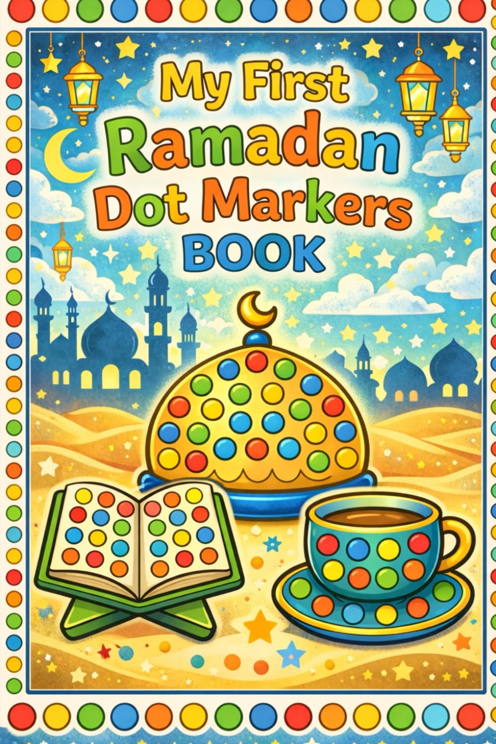 My First Ramadan Dot Markers Book: Kids Activity