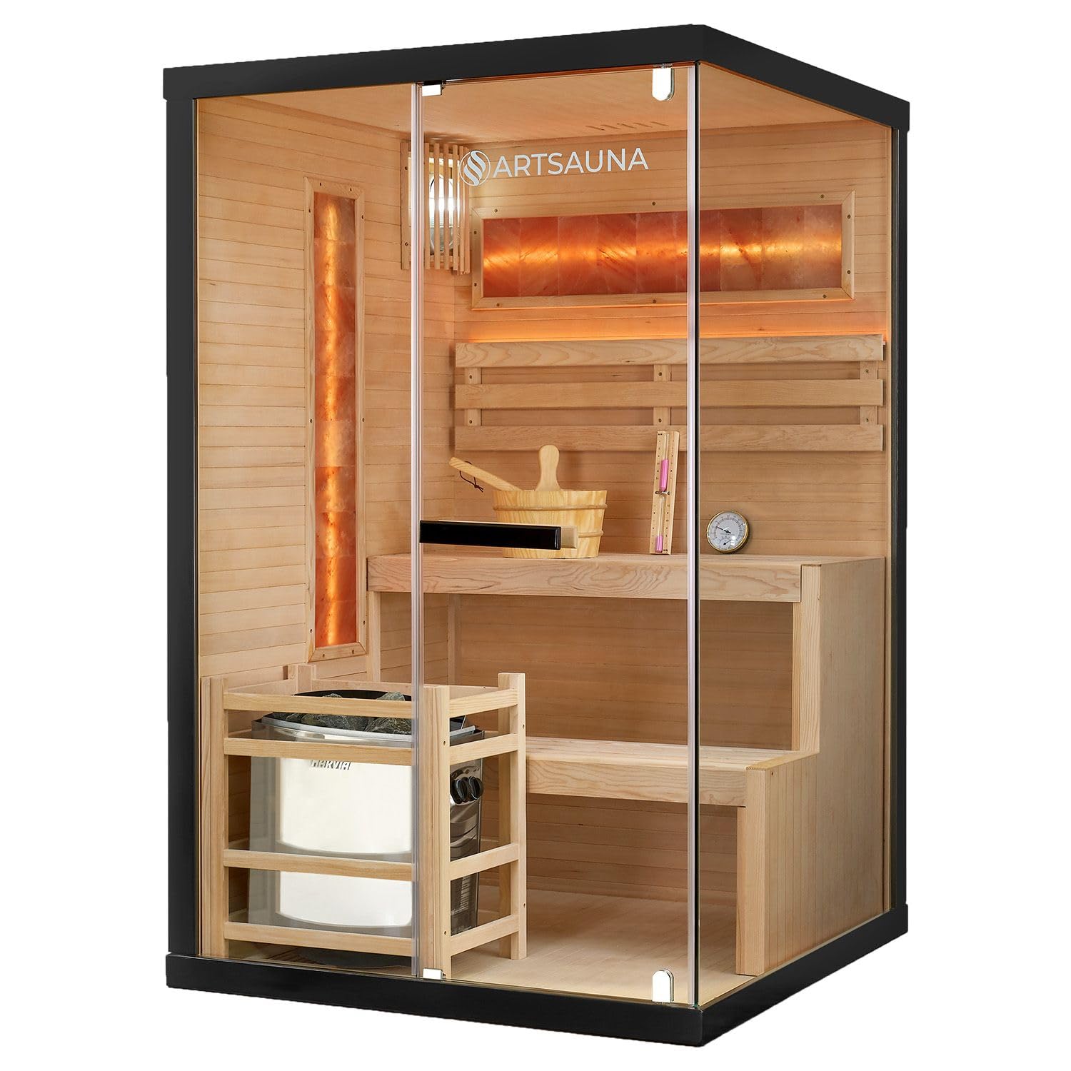 Artsauna Saunakabine Vantaa 120 mit Salzstein
