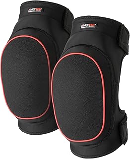 Kneetek Knieschoner SAFETEK Poly 70001 - stark rutschhemmend - Knieschützer für optimale Entlastung beim Arbeiten auf Knien - Kniepolster geeignet für Dachdecker, Fliesenleger, Gerüstbauer