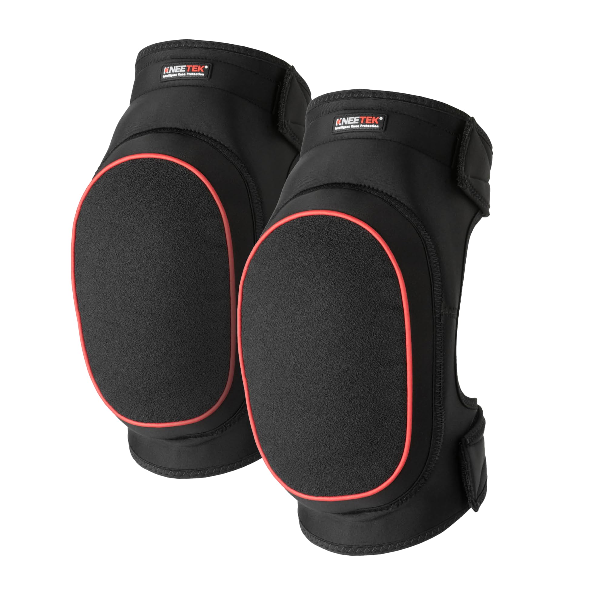 Rodilleras Kneetek SAFETEK Poly 70001: muy antideslizantes, protegen las rodillas y alivian la carga al trabajar de rodillas, adecuadas para techadores, alicatadores y montadores de andamios.