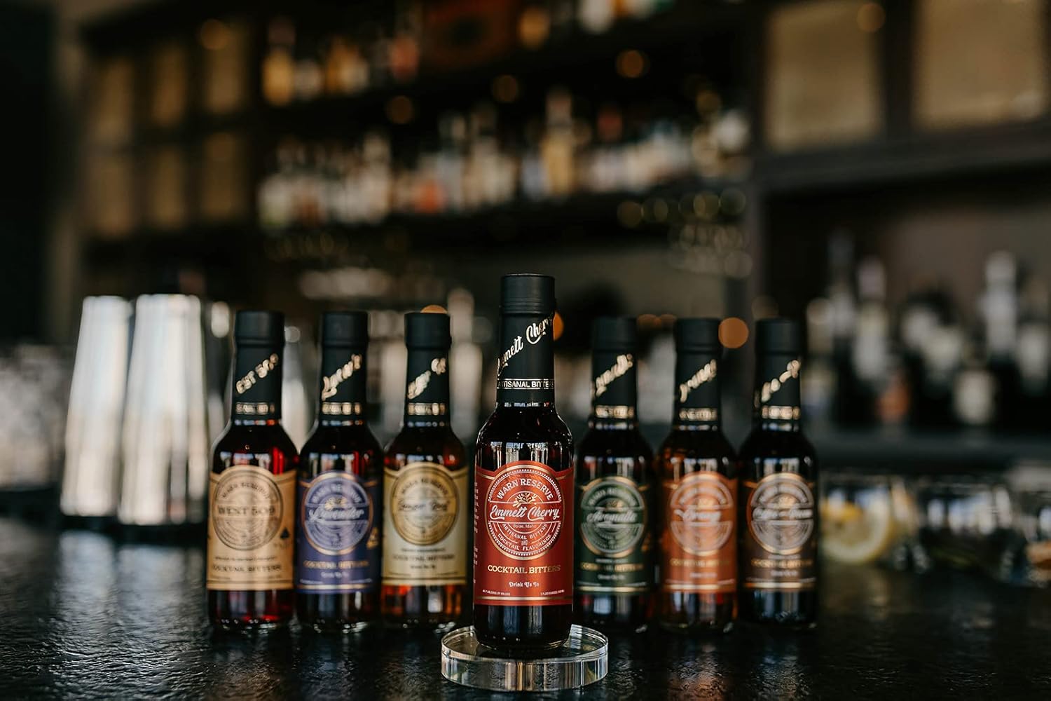 Warn Reserve Cocktail Bitters, Barrel-aged Emmett Cherry, 5 ounce (Pack of 2)