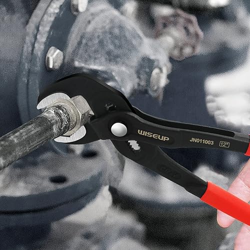 Miniatura 5 de Alicates de junta de ranura de 7 pulgadas con alicates ajustables rápidos, alicates de lengüeta y ranura en V para bomba de agua, reparación del