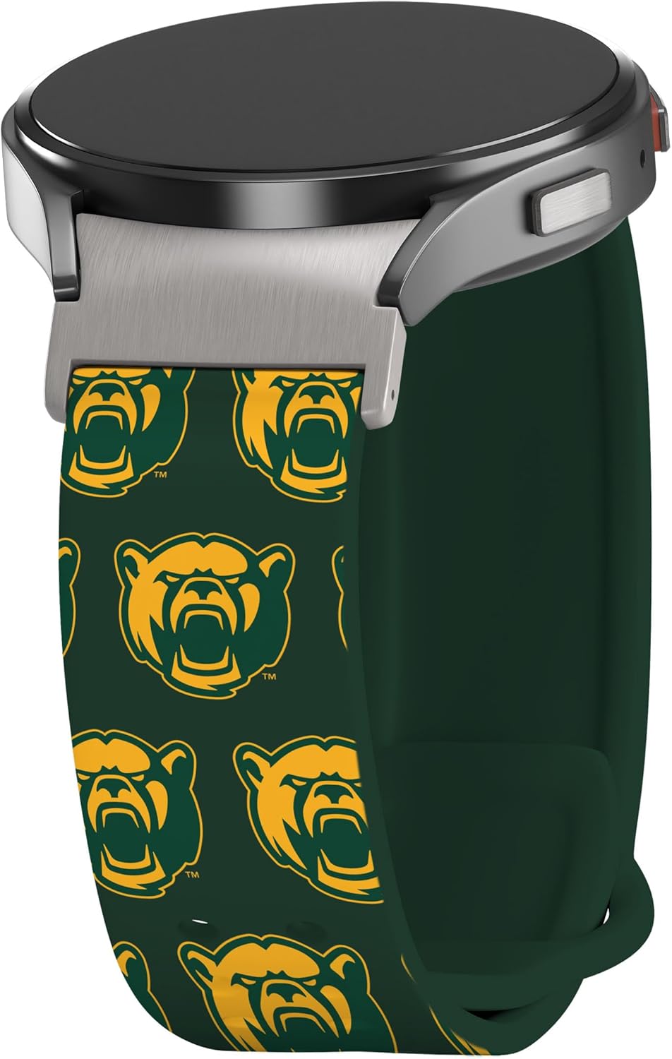 Affinity Bands Baylor Bears HD Fitted Watch Band Compatible with Samsung Galaxy Watch 4-7 (Long Repeating)