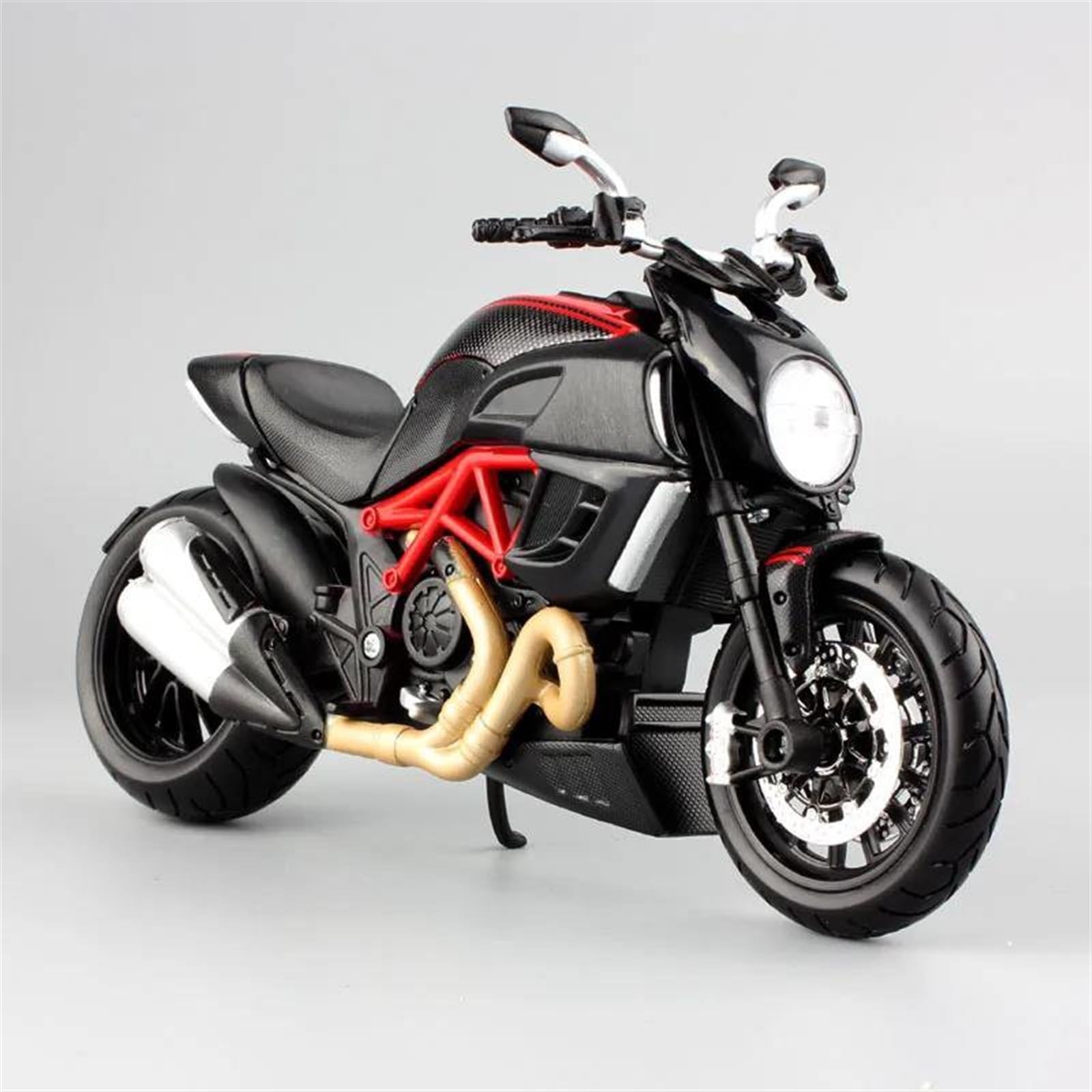 SEYXF Motorbike Toy Motorcycle Simulation Diecast Model Collection Gift 1:12 for Ducati Diavel for Cruiser