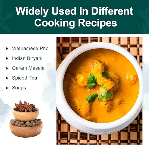 Miniatura 6 de Soeos Anís de estrella entera orgánico de 4 onzas 402oz anís entero vainas de anís estrellado chino semillas de anís entero semillas de anís