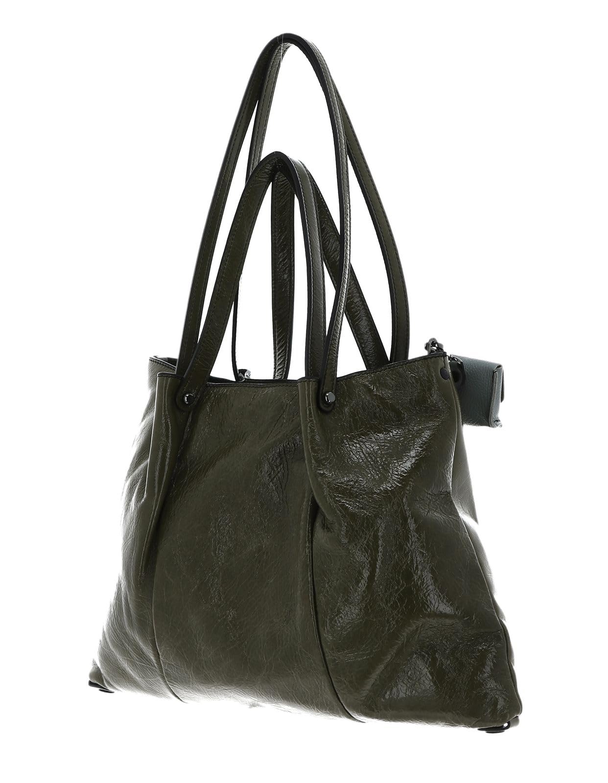 Gabs Pelle borsa a tracolla Sashi Naplak Black Shoulderbag Verde Oliva