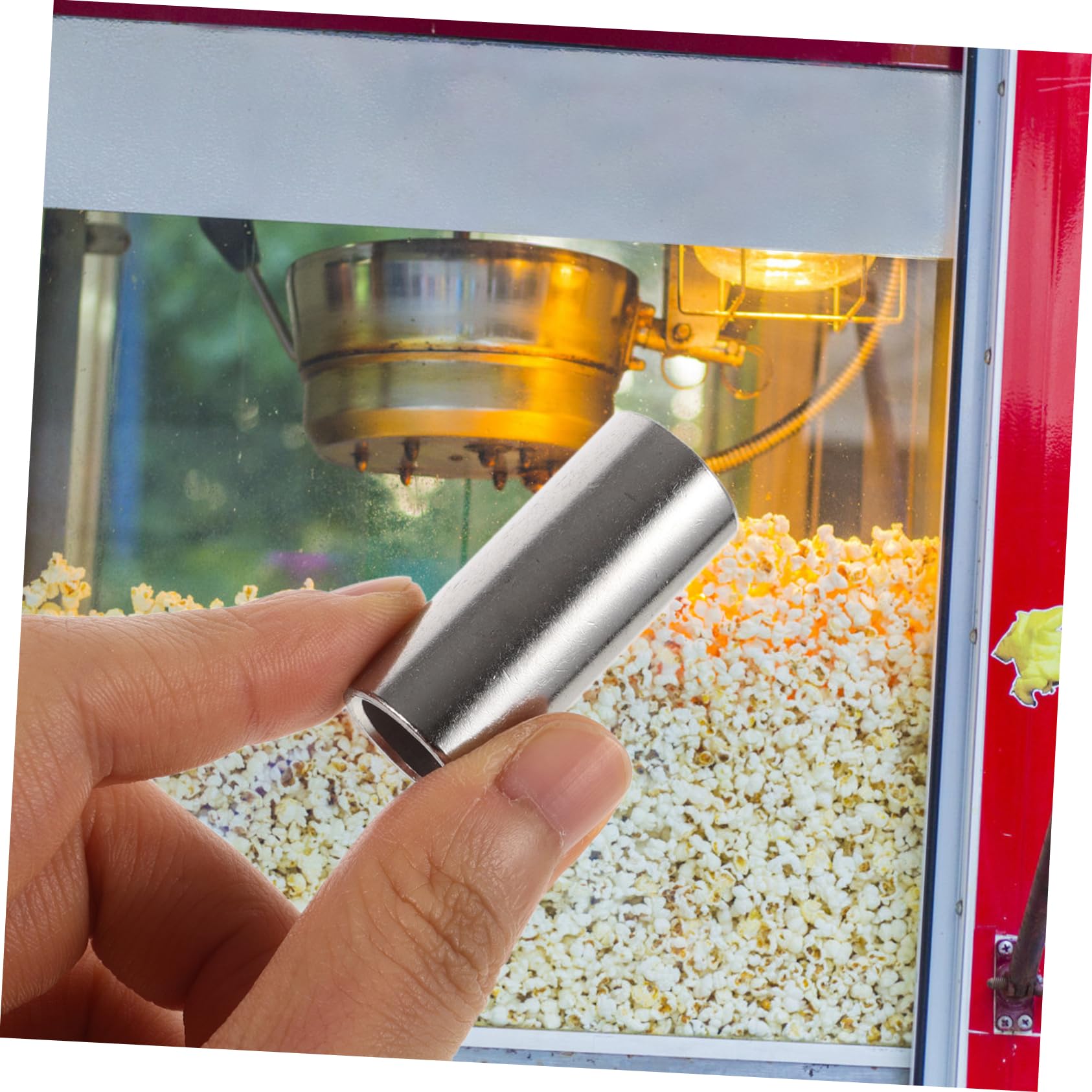Anneome Rührstangenaufnahme Ersatz aus Edelstahl in Popcornmaschine für Silber mit Langlebiger Konstruktion und Einfacher Installation für Gewerbliche Popcornmaschinen