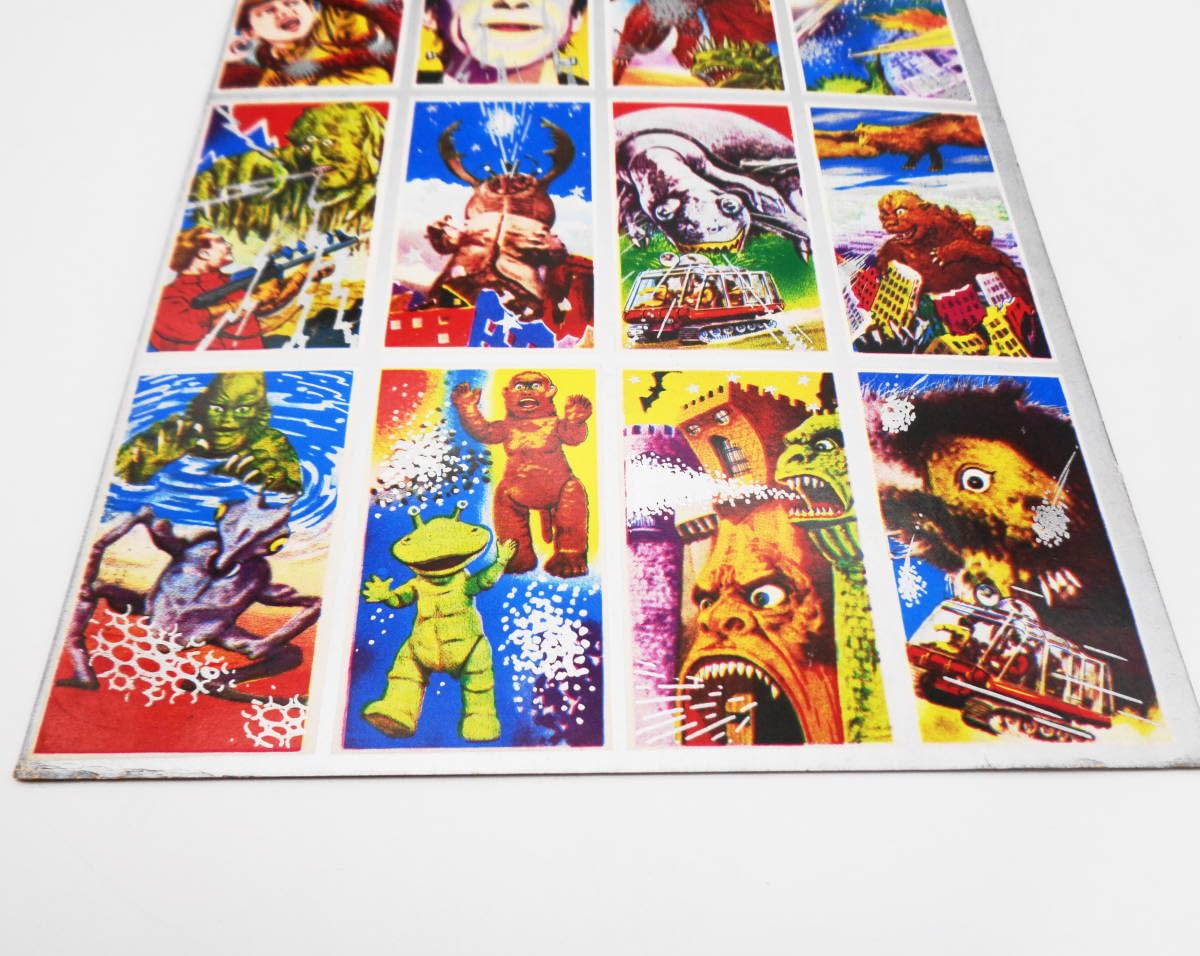 Amazon | 1960年代メンコ 面子シート 特撮 和洋怪獣＆怪人 東宝怪獣