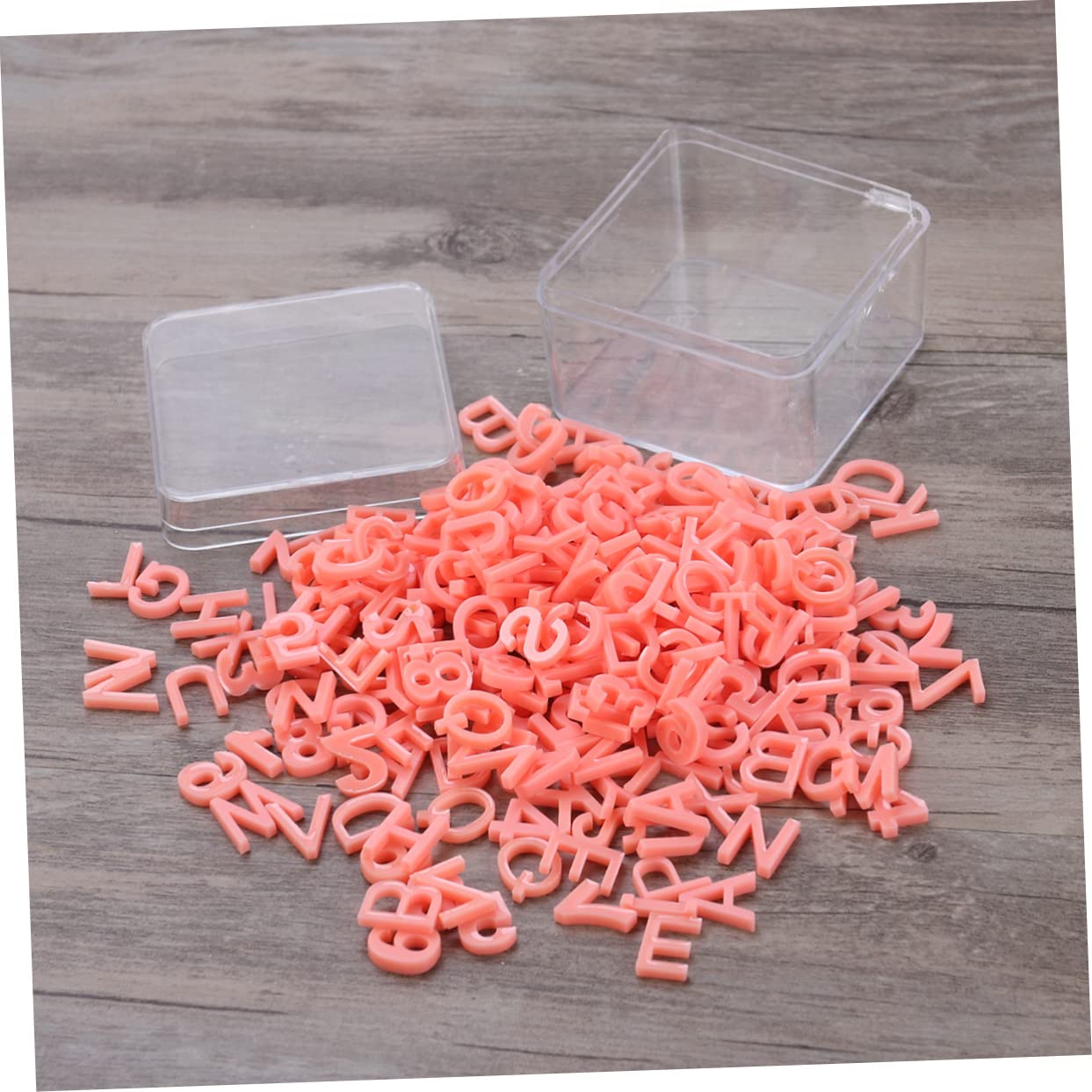 SHINEOFI 600 Stk Alphabet-perlen Buchstabenabstandsperlen Gemischte Buchstabenperlen Spielzeug-ampel Buchstabenverzierungen Alphabet Lose Perlen -perlen-charm Creme-klebeperlen
