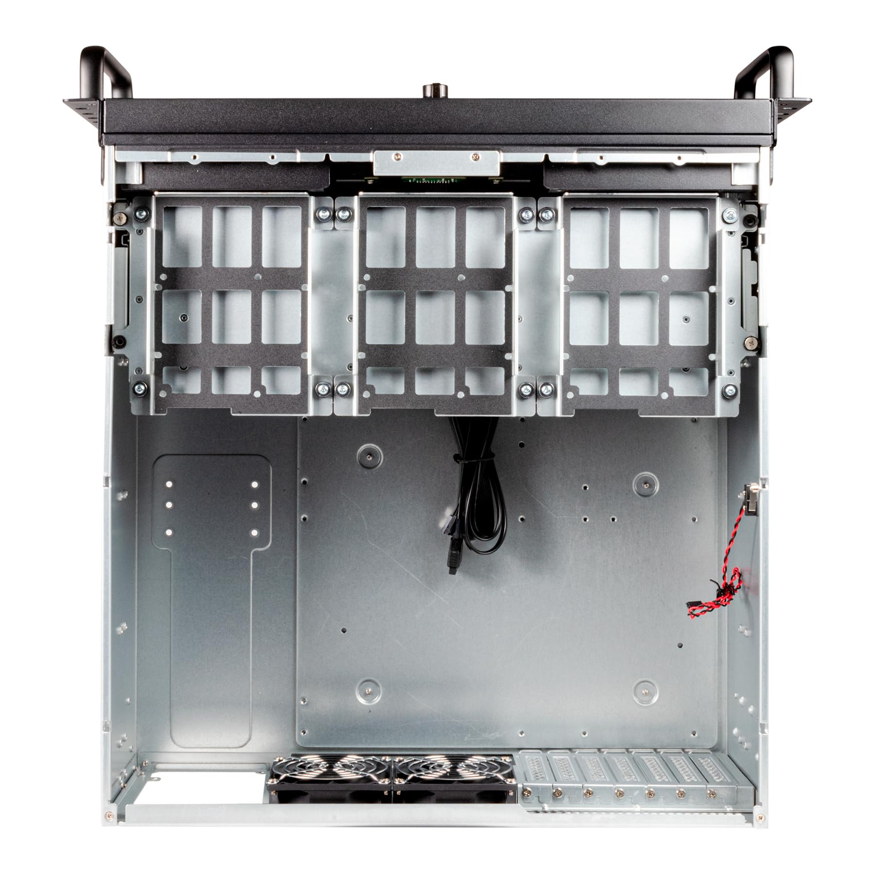 UNYKAch Scatola Rack UK4339 Formato 4U 19" ATX, compatibile con refrigerazioni liquide da 360 mm (supporto incluso), chiusura con chiave, 1 USB 3.0 e 1 USB Tipo C e 2 ventole da 80 mm