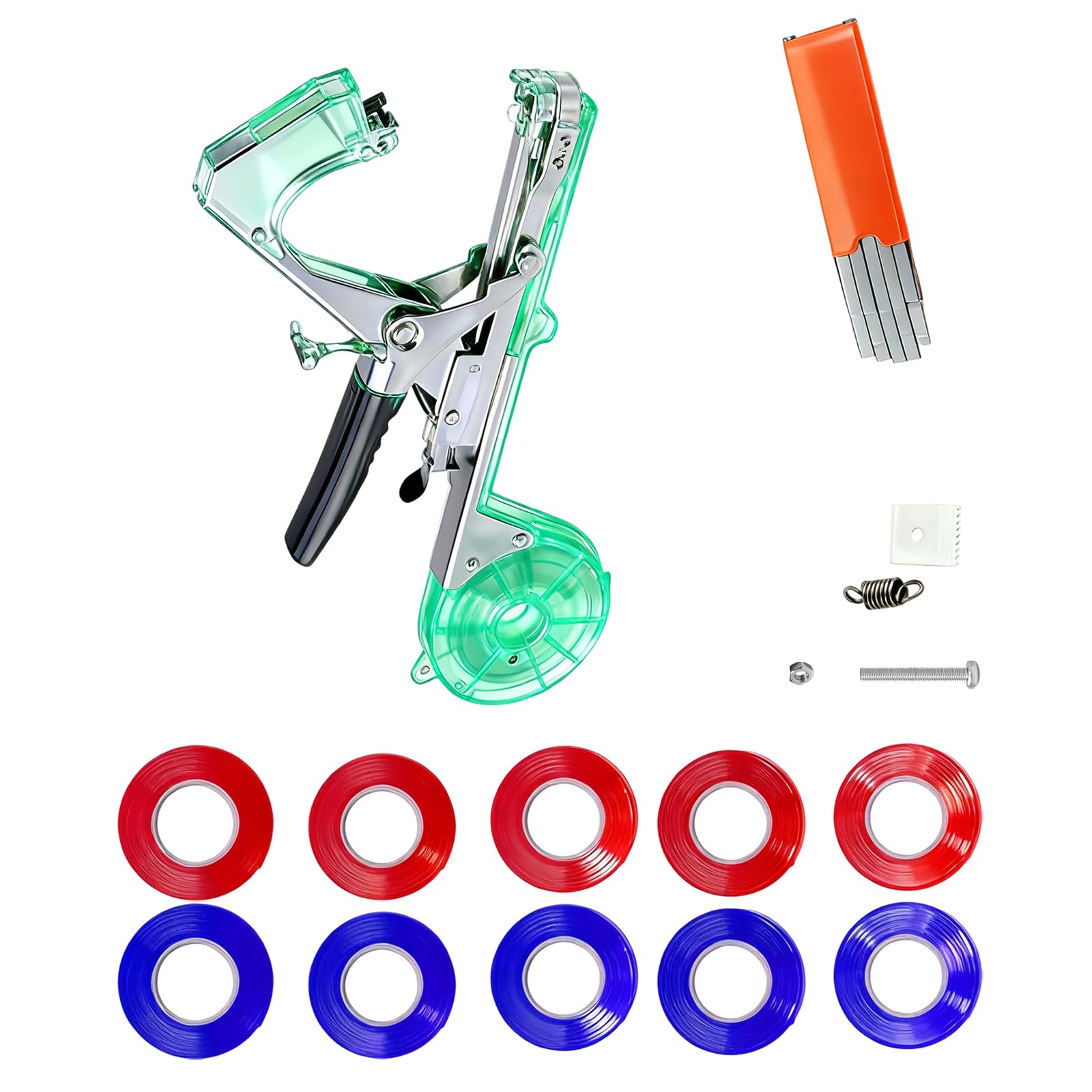 ABS Metal Vine Tying Machine Tape Tool for Sturdy Plant in Horticulture Handheld Plant Binding Tool Vine Tyer