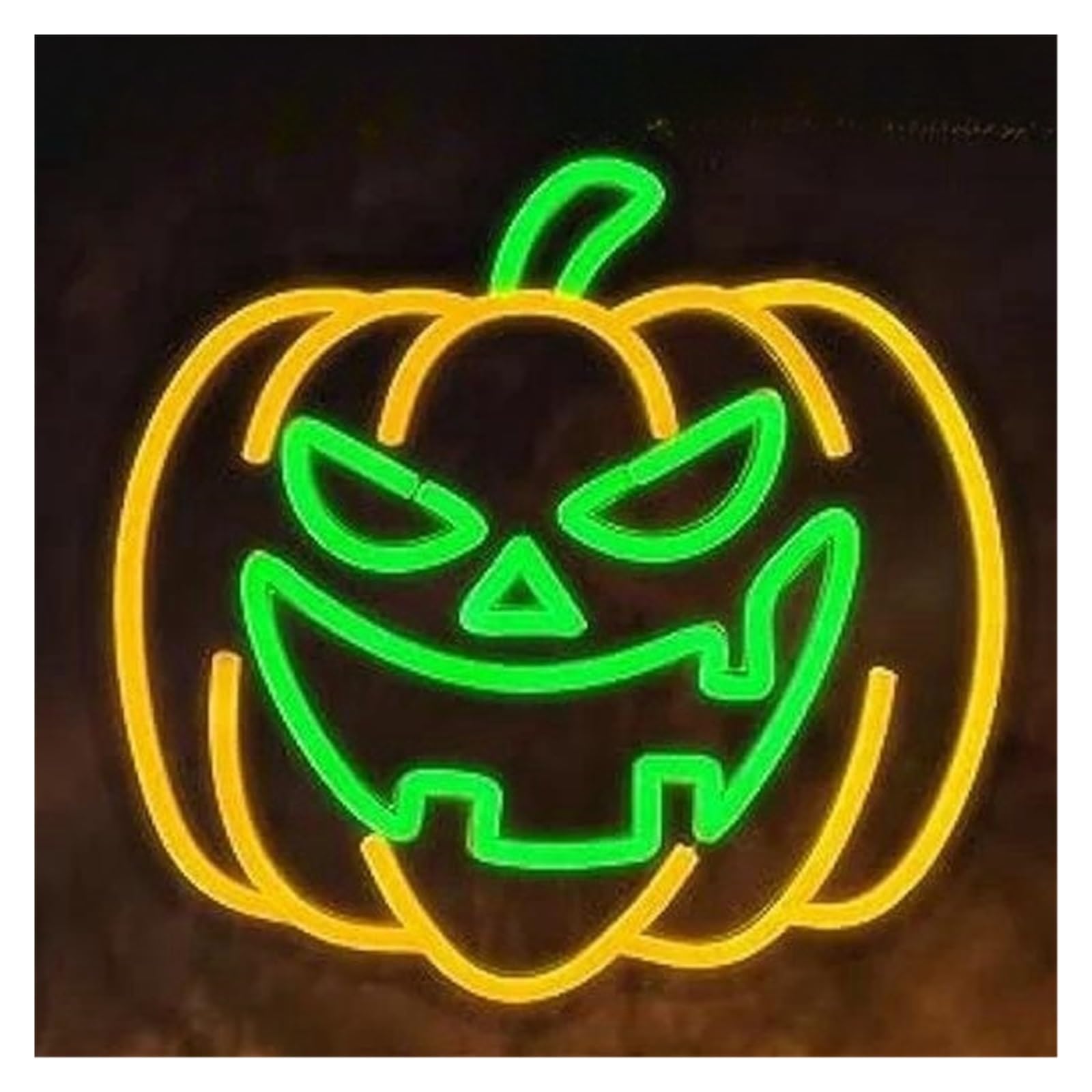 LEMST Signs Lamp Pumpkin Neon Sign Light for Bar Man Cave Birthday Party Kids Bedroom Wall Decor Dimmable USB Powered Lamp 30cmx28cm