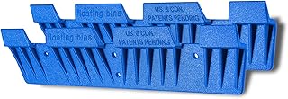 Nova Products Recycle Bin Wall Mount (2 Pack) – Heavy-Duty Garage Organizer & Trash Can Holder, Space-Saving Blue Bin Hanger for Home, Kitchen, Utility Room & Workshop Storage