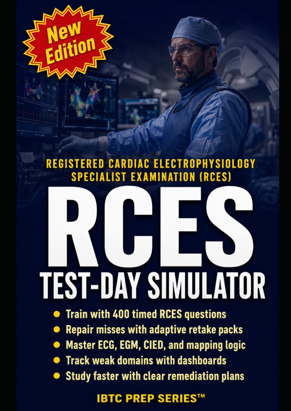 RCES TEST-DAY SIMULATOR AND REMEDIATION COACH: Registered Cardiac Electrophysiology Specialist Examination prep that fixes weak spots fast