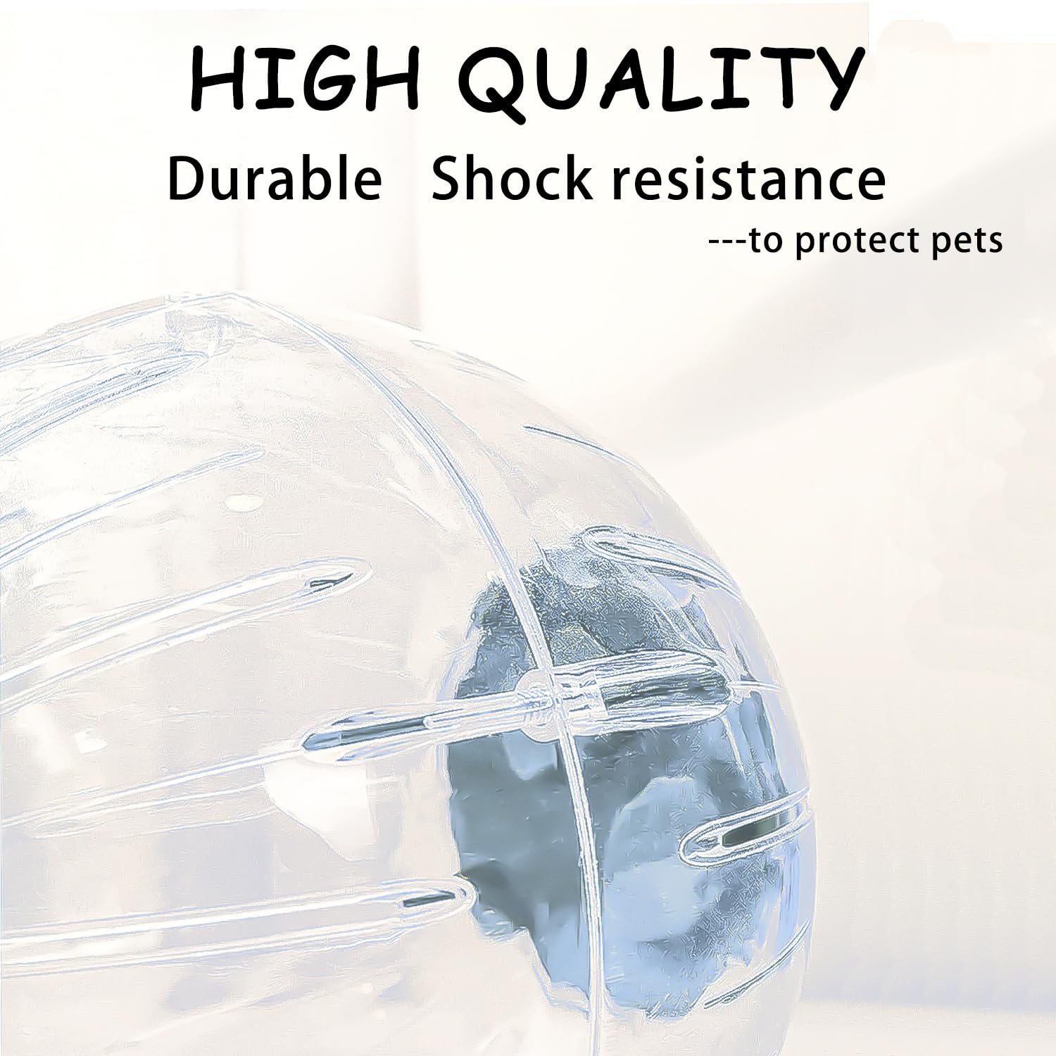 Large Hamster Wheel Sport Running Ball Hamster Toys for Hamsters Guinea Pig Mice Ferret Small Pet 7.3” x 7.3” x 7.3” - image 5