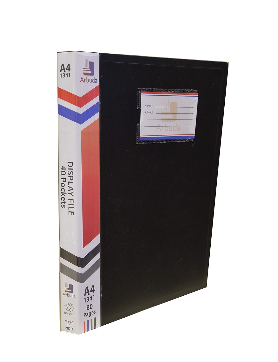 Arbuda Display Book 40 Pockets Clear Folder Plastic File Display ...