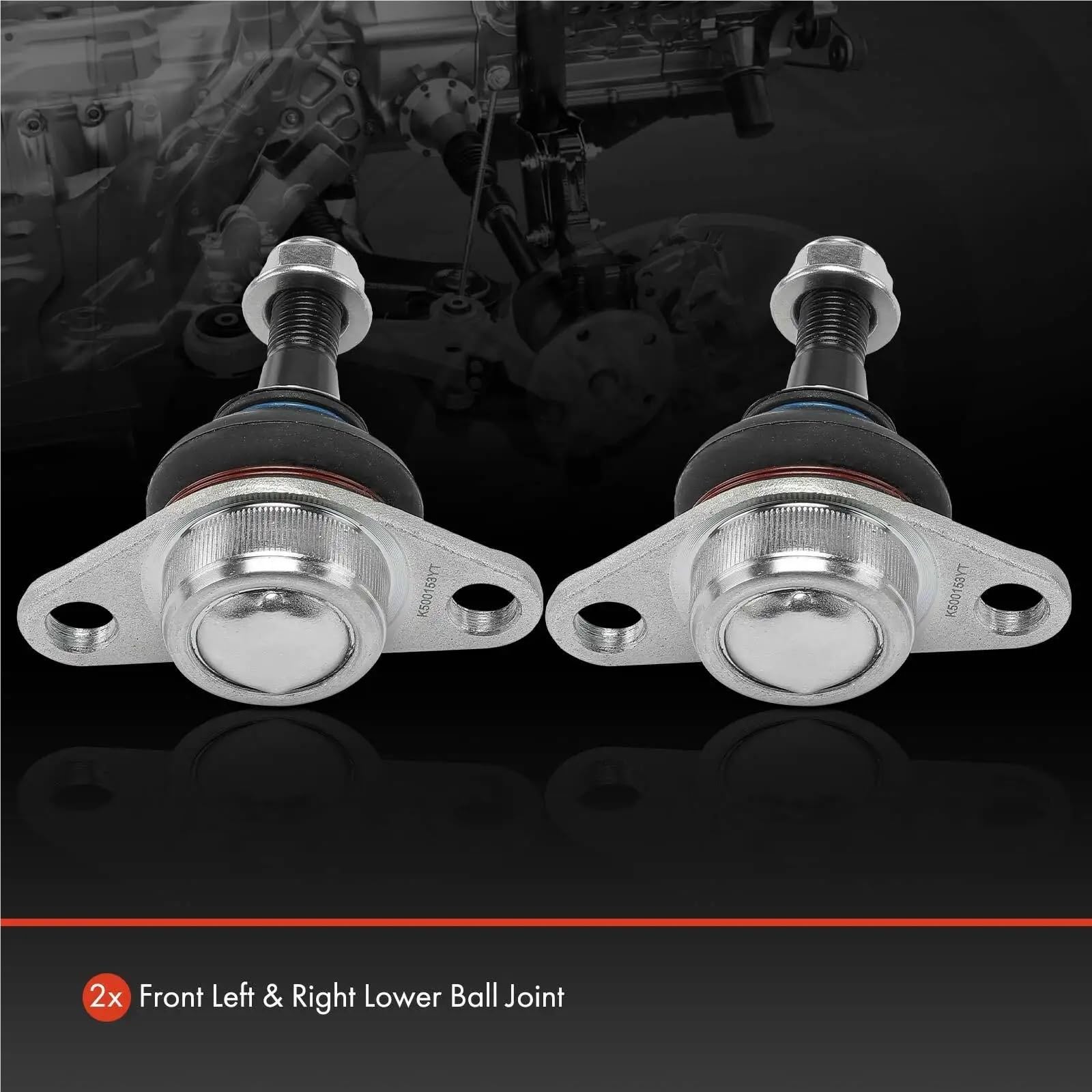 Ściągacz przegubu kulowego Pasuje do Volvo XC90 2003 2004-2014 S60 2007-2009 274377 523123 274523 274573 31201485 K500153 2 sztuk przedni dolny przegub kulowy