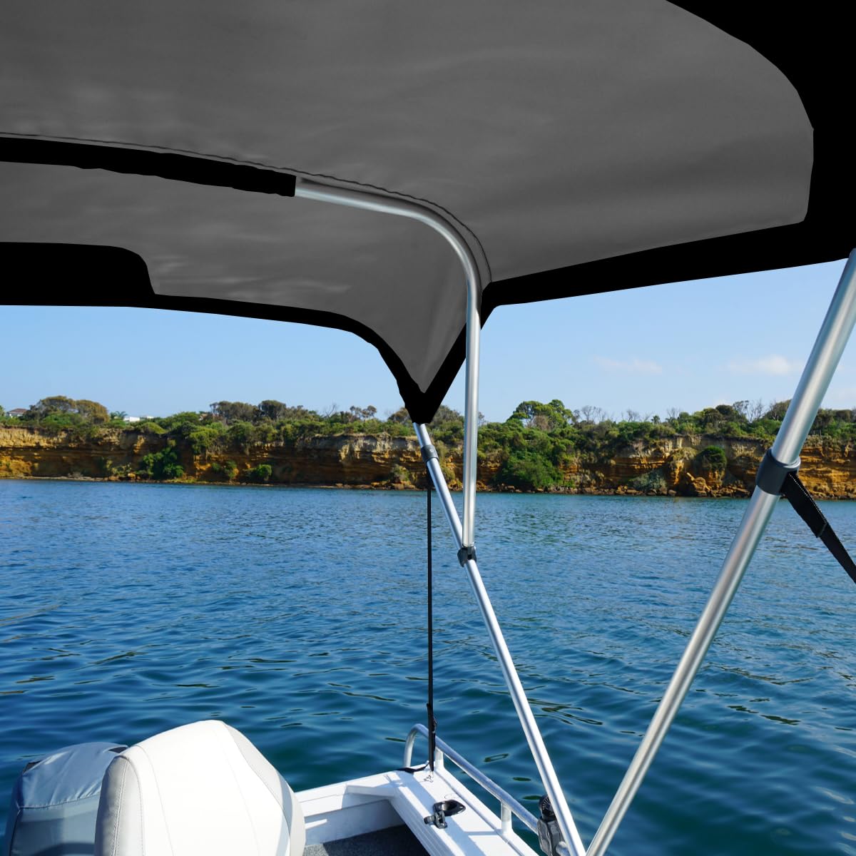 Oceansouth 3 Bow Bimini Top Bootsabdeckung mit integrierter Schutzhülle