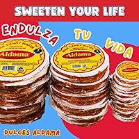 Vista 8 de Aldama Oblea de caramelo de leche mediana Oblea, suave y masticable, caramelo mexicano (5 piezas por bolsa)