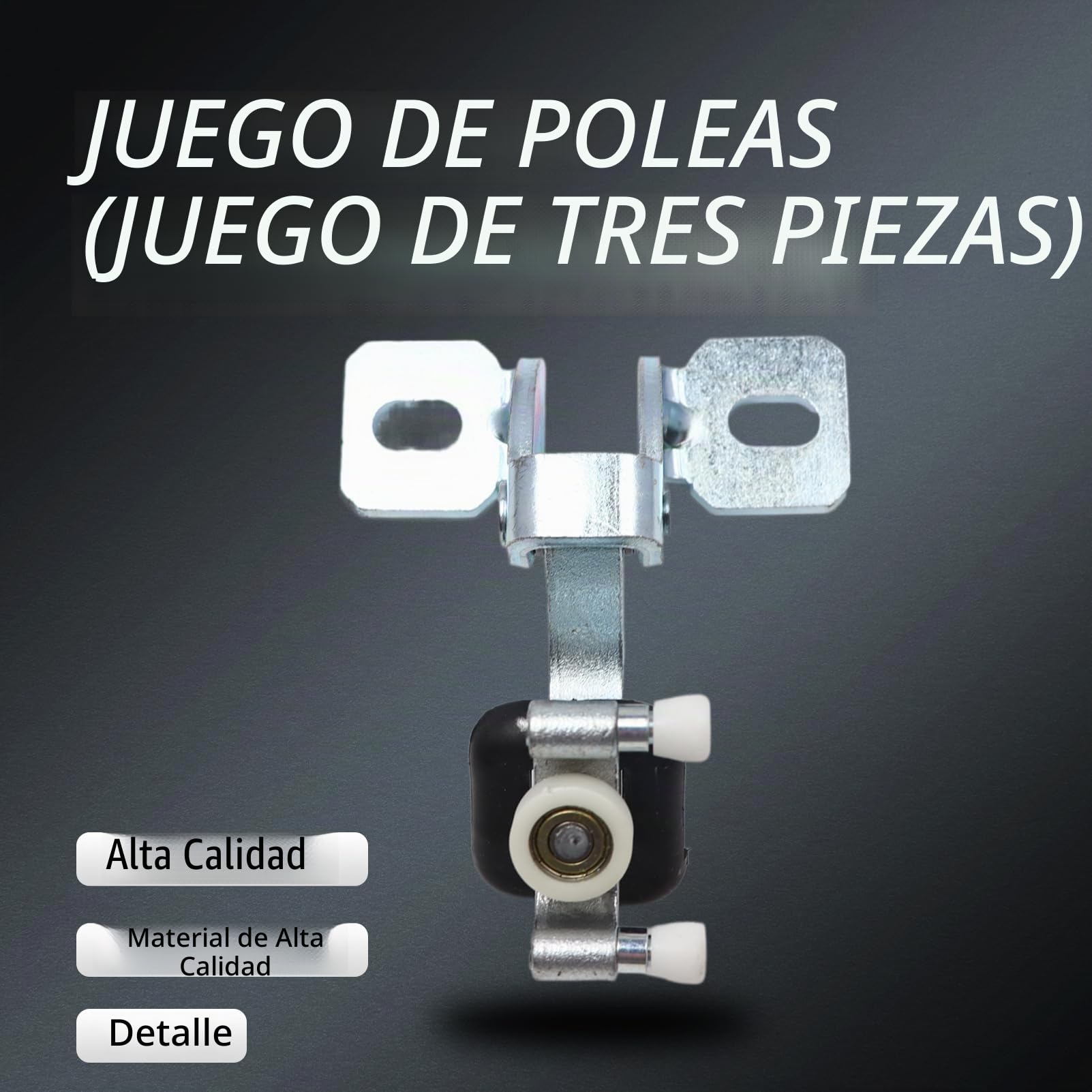 Juego de ruedas de puerta lateral superior central inferior 9033S0 compatible con Fiat Ducato rodillo deslizante derecho para Jumper Boxer 1352331080 juego de poleas