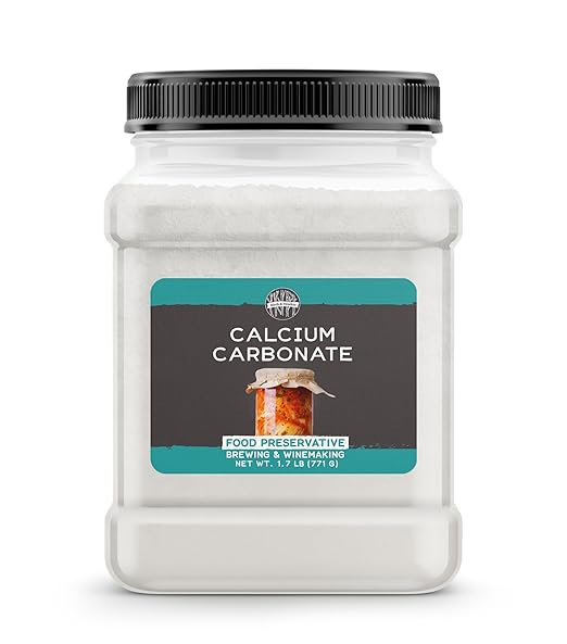 Birch & Meadow Calcium Carbonate, 1.7 lb, Food Preservative, Winemaking & Brewing