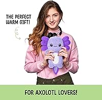 Vista 34 de Crustacean - Almohadilla térmica sin perfume para microondas para mujer, animal de peluche cálido y acogedor calentable, bolsa de calor caliente