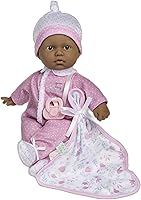 Vista 11 de La Baby Muñeca bebé de 11 pulgadas de cuerpo suave pequeño de raza caucásica JC Toys - La Baby Lavable Traje desmontable blanco y rosa