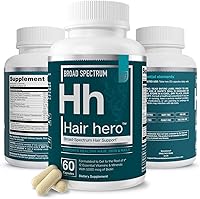 Vista 1 de Essential Elements Hair Hero - Vitaminas para el cabello para hombres - Soporte de amplio espectro con 5000 mcg de biotina - 60 unidades - 30