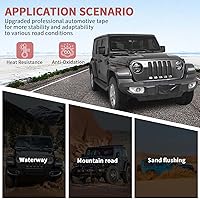 Vista 9 de RT-TCZ para guardabarros de puerta Wrangler JL 4 puertas, protector de entrada de puerta para Jeep Wrangler JL JLU Gladiator JT 2018 2019 2020 2021