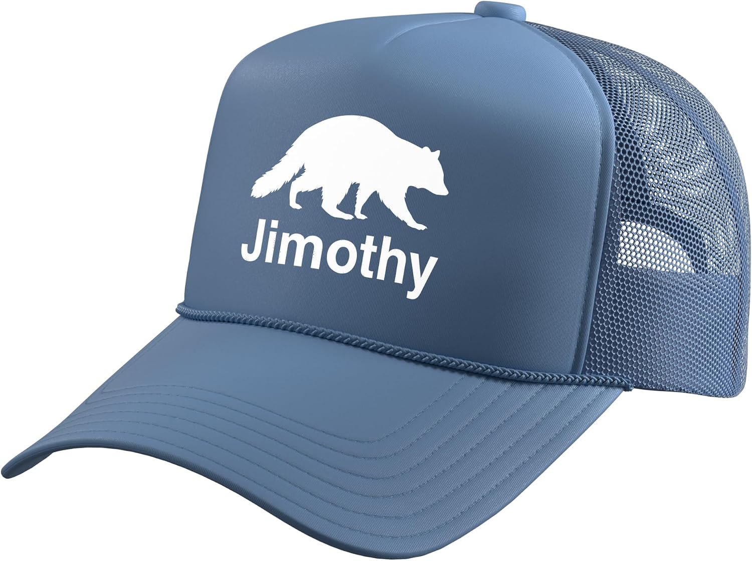 Jimothy Raccoon Seattle Meme Viral Trucker Hat with Adjustable Mesh Back