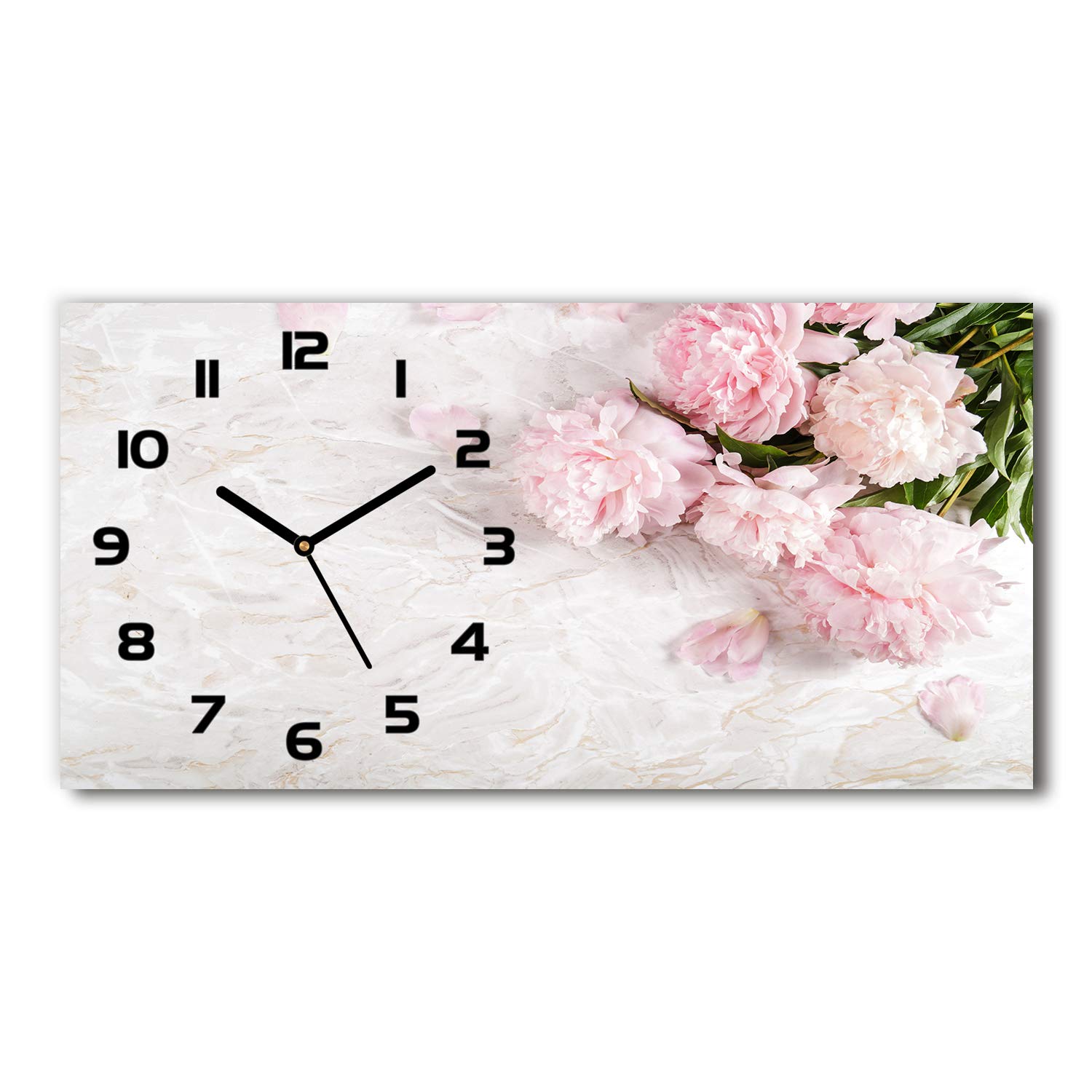 Horloge en verre silencieuse Tulup pour créer une ambiance zen dans votre salon