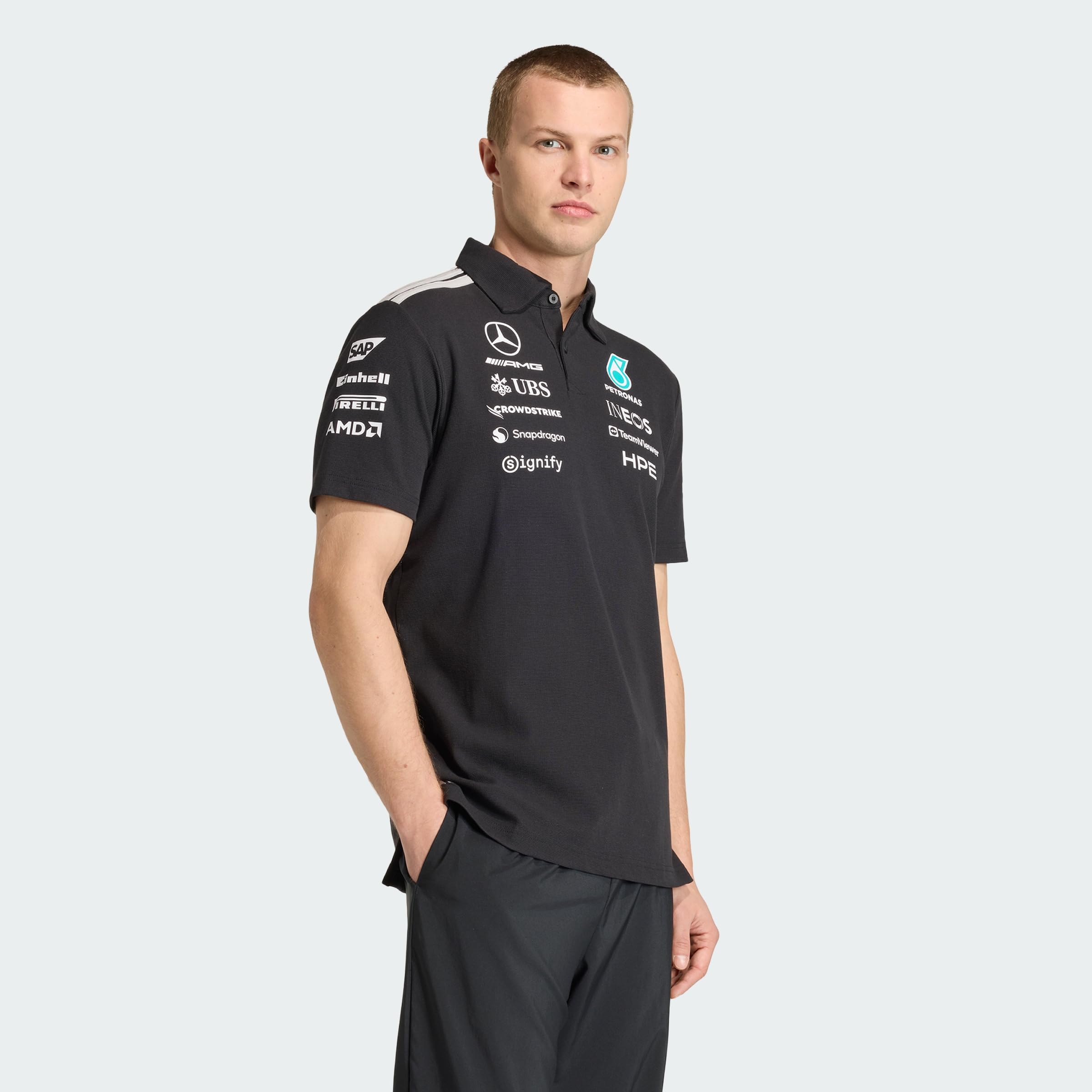 adidas Men's Polo INGENIERÍA Mercedes - AMG Petronas Formula 1 Team