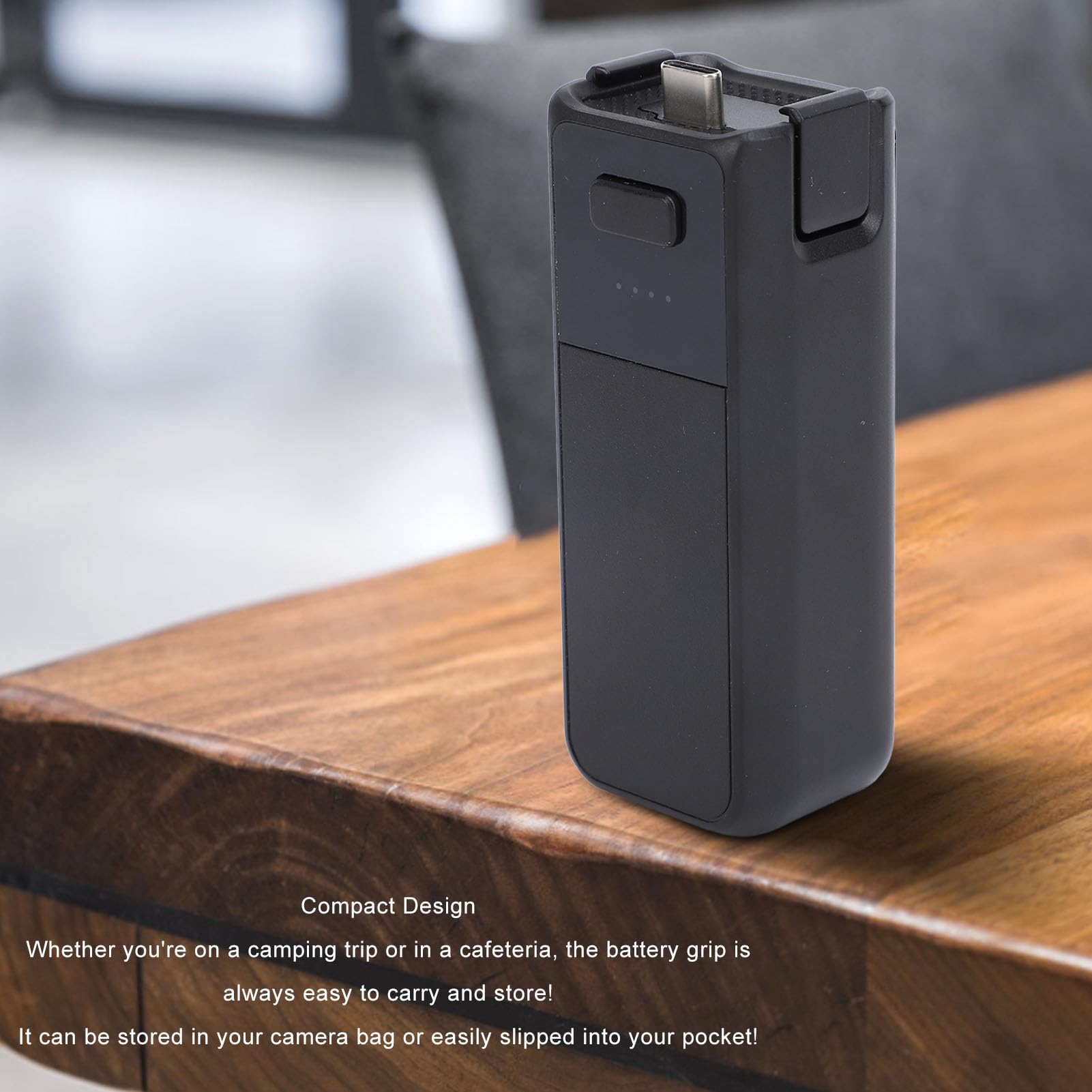 Kompatybilny z Uchwytem Akumulatorowym Pocket 3, Przenośnym Uchwytem Akumulatorowym 2800 MAh do Akcesoriów Pocket 3 Creator Combo, Zarezerwowany Gwint 1/4, Inteligentny